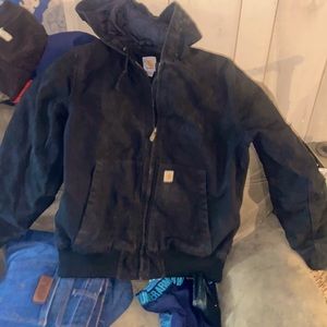 Black youth large carhartt jacket!